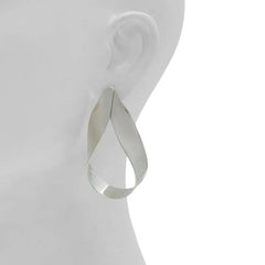 ALDO Silver Elastane Earrings - One Size