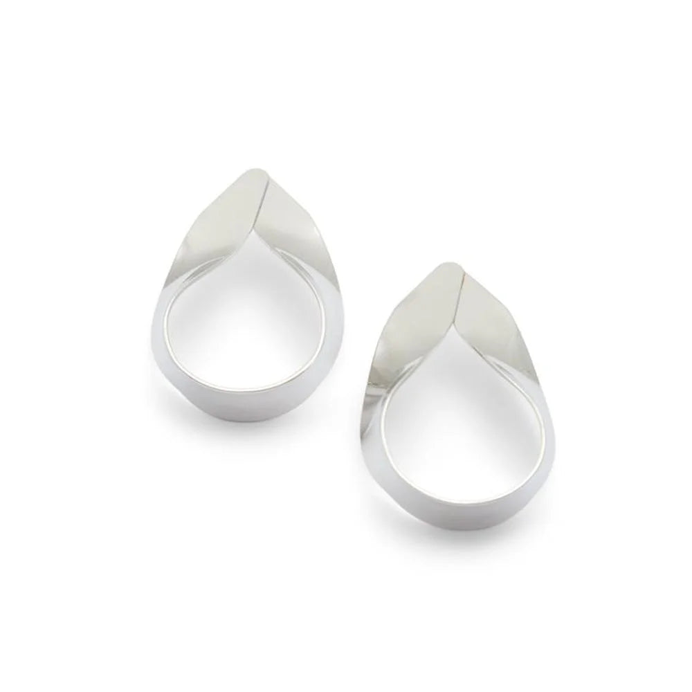 ALDO Silver Elastane Earrings - One Size