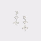 ALDO Silver Elastane Earrings - One Size