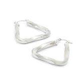 ALDO Silver Elastane Earrings - One Size