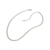 ALDO Silver Elastane Necklace - One Size