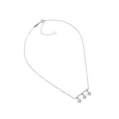 ALDO Silver Elastane Necklace - One Size