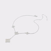ALDO Silver Elastane Necklace - One Size