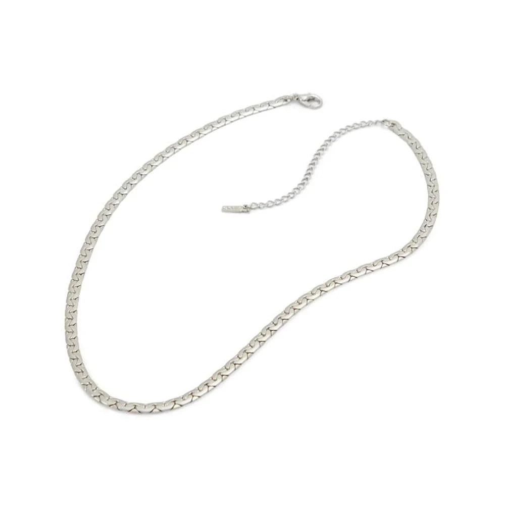 ALDO Silver Elastane Necklace - One Size