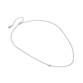 ALDO Silver Elastane Necklace - One Size