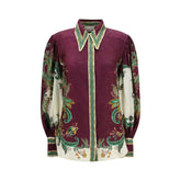 Blusa multicolor in viscosa Alemais