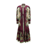 Alemais Multicolor Viscose Casual Dress