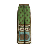 Alemais Multicolor Viscose Casual Pants - Pants