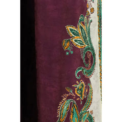 Alemais Purple Viscose Casual Pants