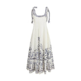 Alemais White Linen Casual Dress - 10