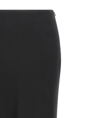 Alessandra Rich Black Virgin Wool Mini Skirt - IT42