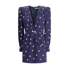 Alessandra Rich Bow patterned short Dress - IT40 | M