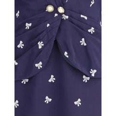 Alessandra Rich Bow patterned short Dress - IT40 | M