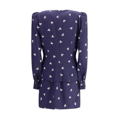 Alessandra Rich Bow patterned short Dress - IT40 | M