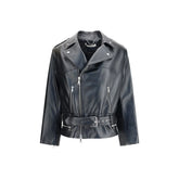 Alessandra Rich Leather Biker Jacket - IT38 | S