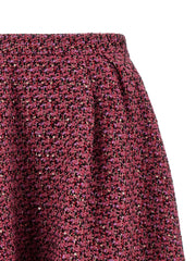 Alessandra Rich Multicolor Polyamide Midi Skirt - IT38