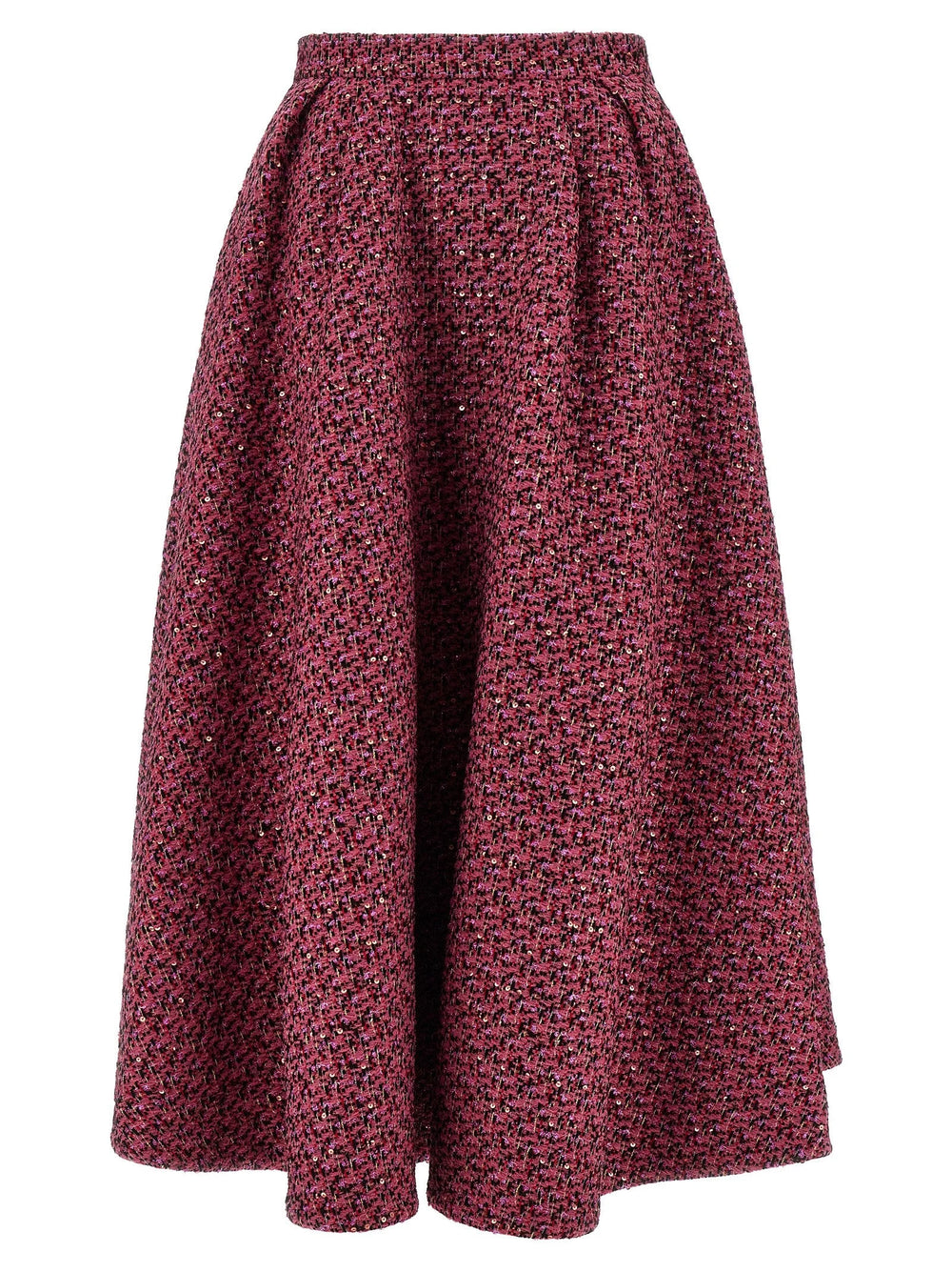 Alessandra Rich Multicolor Polyamide Midi Skirt - IT38