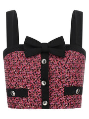 Alessandra Rich Multicolor Polyamide Tank Tops - IT44