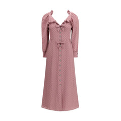 Alessandra Rich Multicolor Silk Casual Dress
