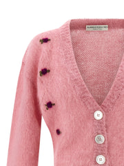 Alessandra Rich Multicolor Wool Cardigan - IT40