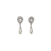 Alessandra Rich Silver Brass Earrings - One Size