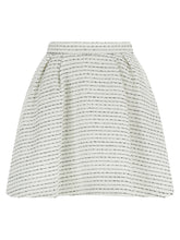 Alessandra Rich White Polyamide Long Skirt