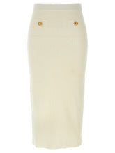Alessandra Rich White Wool Midi Skirt - IT42