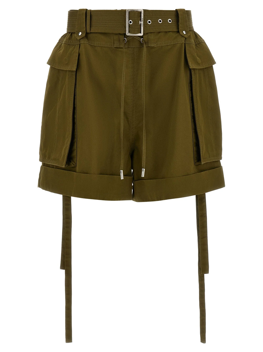 Alexander McQueen Bicolor Cotton Bermuda Shorts - IT38