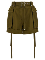 Alexander McQueen Bicolor Cotton Bermuda Shorts - IT38