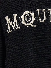 Alexander McQueen Bicolor Cotton Cardigan - L