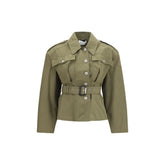 Alexander McQueen Bicolor Cotton Full-Length Jacket - IT42 | L