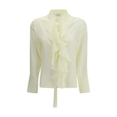 Alexander McQueen Bicolor Silk Shirt - IT40 | M