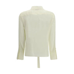 Alexander McQueen Bicolor Silk Shirt - IT40 | M