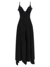 Alexander McQueen Black Acetate Long Dress - IT40