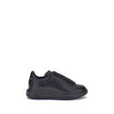 Alexander McQueen Black Calf Leather Bos Taurus Platform Sneakers