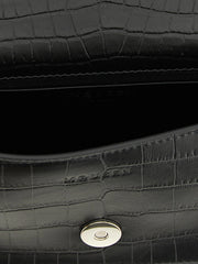 Alexander McQueen Black Calfskin Shoulder Bag