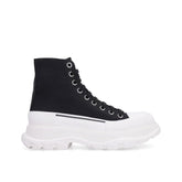 Alexander McQueen Black Canvas High Top Sneakers - EU39.5/US9.5