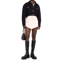 Alexander McQueen Black Cotton Denim Jacket - 42