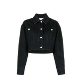 Alexander McQueen Black Cotton Denim Jacket - 42
