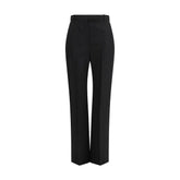 Alexander McQueen Black Cotton Dress Pants