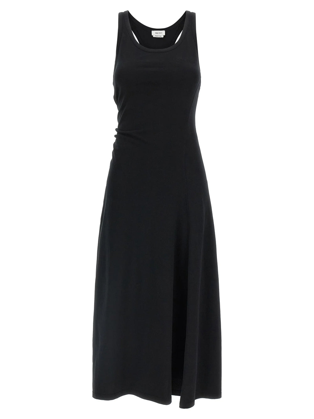 Alexander McQueen Black Cotton Long Dress - IT42