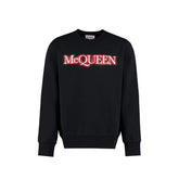 Alexander McQueen Black Cotton Sweatshirt