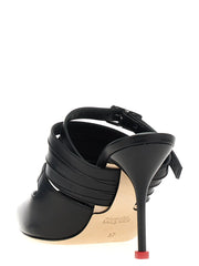 Alexander McQueen Black Cowhide High Heel Pumps - EU41/US11