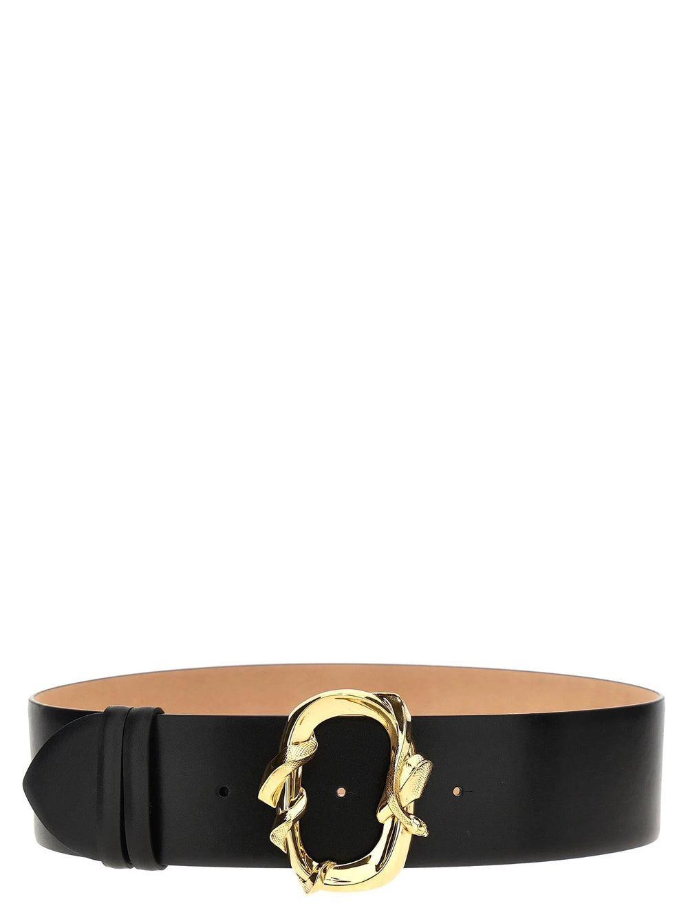 Alexander McQueen Black Cowhide Regular Belt - 85 cm / 34 Inches