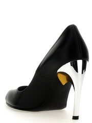 Alexander McQueen Black Lambskin High Heel Pumps - EU39.5/US9.5