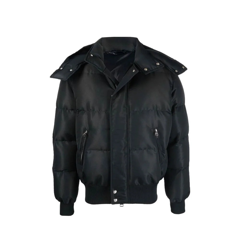 Alexander McQueen Black Polyamide Bomber - 48 | M