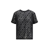 Alexander McQueen Svart t-shirt i polyamid - IT42 | L