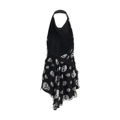 Alexander McQueen Black Silk Scarf