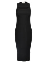 Alexander McQueen Black Viscose Midi Dress - XS
