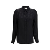 Alexander McQueen Black Viscose Pattern Shirt